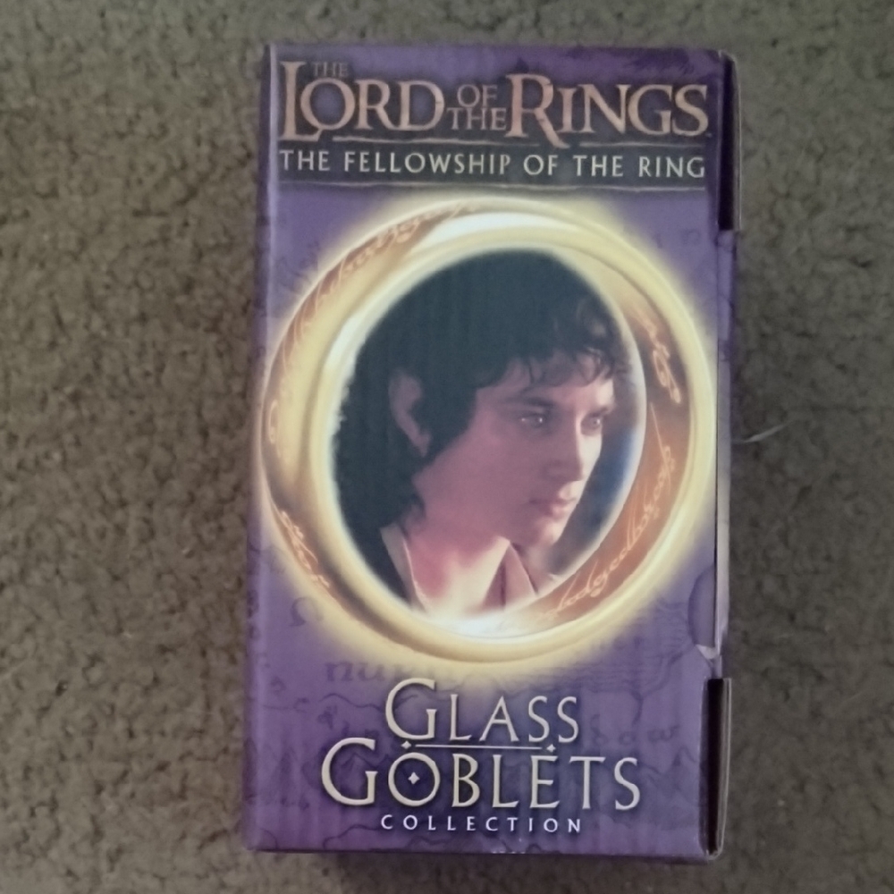 Lord of the Rings Frodo Glass Goblets Collection